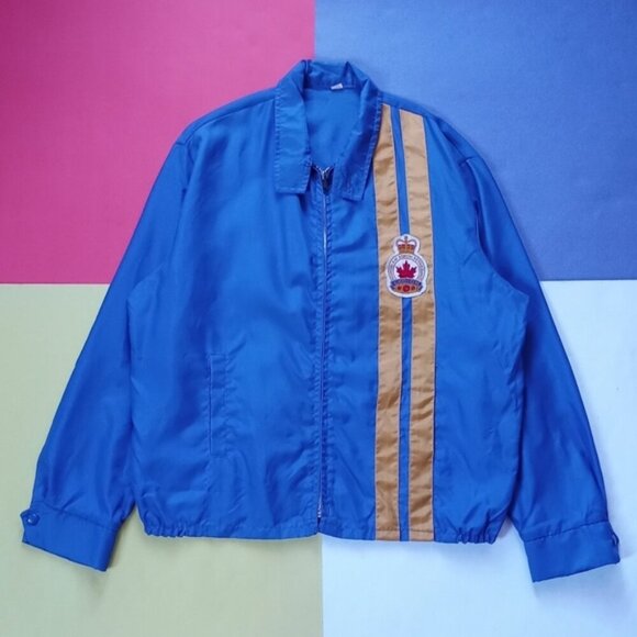 Vintage Exclusive Canadian Legion Striped SportsJacket